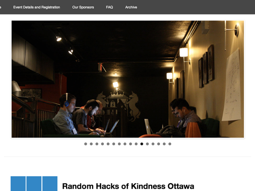 Random Hacks of Kindness Ottawa Remake
